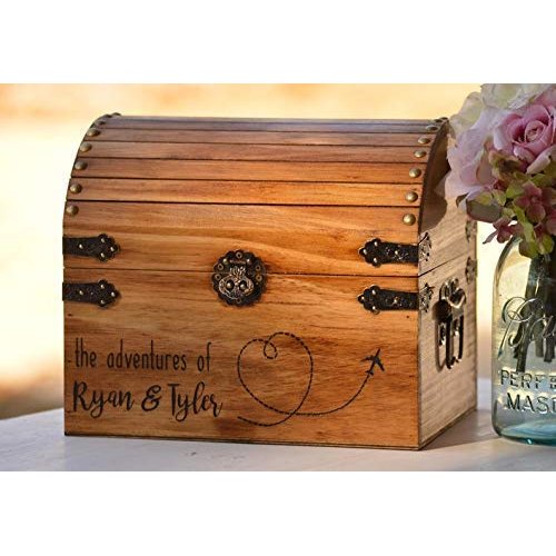 Travel Wedding Theme Card Box Airplane Wedding Decor the Adventures of Card Boxes for Reception Our Adventure Begins Card Holder with Slot Option