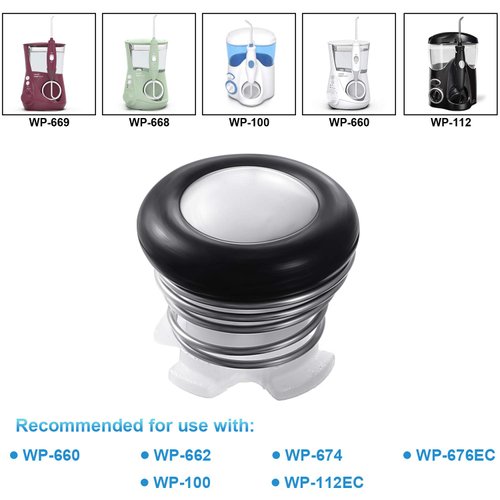 2 Pieces Replacement Part Reservoir Tank Valve Gasket Compatible with Waterpik Water Flossers WP660/662/674/676EC, WP100, WP112, Washer Reservoir Plug, Prevent Leaking