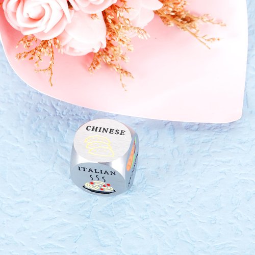 Anniversary Date Night Gifts for Couple Valentines Day Gifts for Him Her Boyfriend Girlfriend Food Decider Christmas Weeding Gifts for Husband Wife Birthday Engagement Gifts for Men Women Coworker