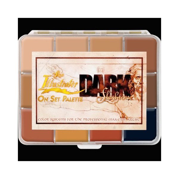 PPI Skin Illustrator On Set Dark Flesh Tone Makeup Palette