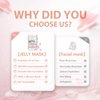 Fokiabin Jelly Mask for Facials Professional Natural Gel Face Masks,Hydrating Rubber Mask, 23 Fl Oz Jar Face Mask SkinCare(Bulgarian Rose)