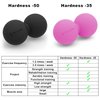 5BILLION Peanut Massage Ball - Double Lacrosse Massage Ball & Mobility Ball for Physical Therapy - Deep Tissue Massage Tool for Myofascial Release, Muscle Relaxer, Acupoint Massage (Black)