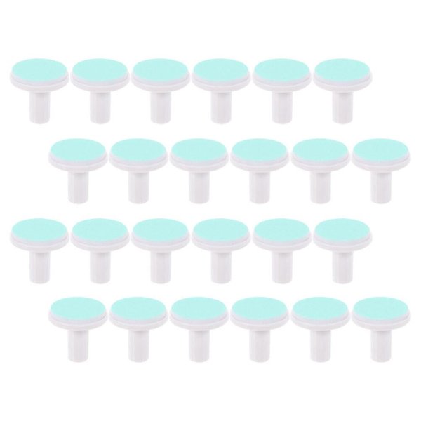 POPETPOP 24 Pcs Baby Nail File Pads Nail Trimmer Replacement Pads Grinding Heads Polish Discs for Electric Kid Nail Trimmer Green
