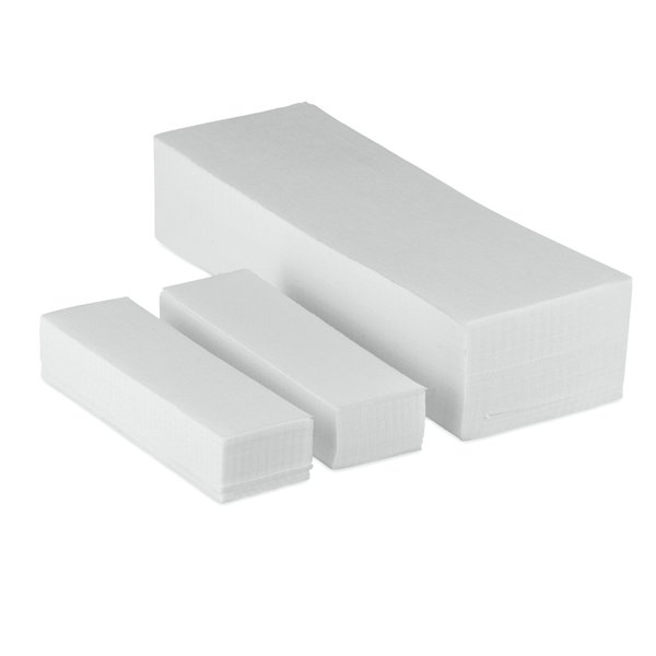 Tifara Beauty Non Woven Body and Facial Wax Strips Multi Size Pack (200)