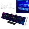Computer Temp Monitor, 8.8 Inch USB C Mini Screen, AIDA64 PC Temperature Display, CPU GPU SSD Data Monitor, PC Sensor Panel for Desktop Gaming (White)