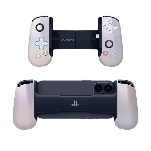 SopiGuard Sticker Skin for Backbone One Controller Full Body Wrap (Flip Ghost Pearl)