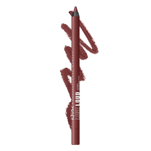 NYX PROFESSIONAL MAKEUP Line Loud Lip Liner, Longwear and Pigmented Lip Pencil with Jojoba Oil & Vitamin E - Sa$$sy