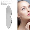 YUYTE Stainless Steel Gua Sha for Facial Skin Care Scraping Massage Tool with Comb Teeth | Facial Massage, Used for Face, Neck, and Around Lips with Travel Pouch