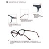 HEEYYOK Women Reading Glasses 4-Pack,Cateye Readers Glasses Small Face Comfort Spring Hinge (0.75, 4 Mix Color)