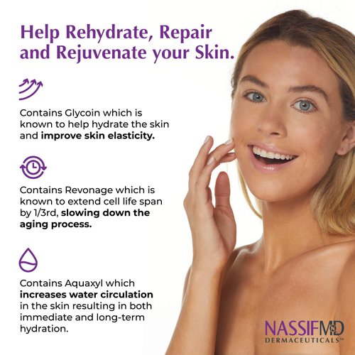 NassifMD Crepe Inhibitor Triple Action Body Butter, Repair & Rehydrate Skin, For Sagging Skin, Shea Butter, Anti Aging, Dry Skin, Moisture for Body