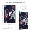 Tewujay Decorative Light Switch Covers Cartoon Cute Astronauts Galaxy Planets 1 Toggle Single Toggle Wall Plate Decorative Switchcover Electrical Switchplate for Farmhouse Home Decor