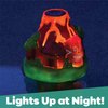 GAME 12429-BB Solar Light-Up Volcano Pool 3-inch Tablet Chlorine Dispenser LED Light Sensor, Expandable Basket Adjustable Flow Rate