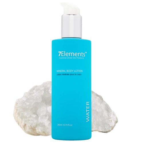 7ELEMENTS Dead Sea Daily Moisturizing Lotion for Dry Skin | Moisturizing Body Lotion & Body Moisturizer With Dead Sea Minerals | Anti-Aging Quick Absorption Into Extra Dry Skin | Skincare Body | 260fl