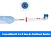 Toothbrush Heads, Electric Toothbrush Replacement Toothbrush Heads Compatible with Oral B Braun 7000/Pro 1000/9600/ 5000/3000/8000 (4 Pack)