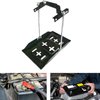 Battery Hold Down Tray Kit, Storage Battery Holder,Corrosion-Resistant Steel Adjustable Bracket Clamp for Boat, Car, Marine