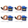 4Pcs SG90 9g Micro Servos for RC Robot Helicopter Airplane Controls Car Boat