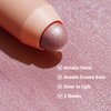 Oulac Face Highlighter Stick, Multi-use Cream Highlighter Makeup Stick, No Caking or Dragging, Metallic Finish, Vegan & Cruelty-Free, H3 Rosé