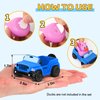 Jeep for Rubber Ducks, 3.5 Inch Jeep Toy Match Most 2 in Rubber Ducks, Jeep Toy for Jeep Dashboard Decorations Accessory Jeep Duck Collection Christmas Birthday Gifts (Blue)