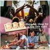 STOFINITY Date Night Dice for Couples - Food Decision Dice Set, Whats for Dinner Dice Games, Take Out Dice, Wooden Date Dice Valentine’s Day Couple Gifts for Him Her, Date Night Activities Ideas