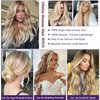 Ombre Balayage Blonde Wig Human Hair Lace Front Wigs 13x4 HD Glueless Wigs Human Hair Pre Plucked Lace Front Wigs Human Hair 180% Density Brown to Blonde Highlights Human Hair Lace Front Wig 28 Inch