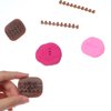 6 Pcs Letter Stamps for Clay Letter Numeral Polymer Clay Tools Reusable Alphabet Number Stamps Tools with Double Small Alphabet Numeric Symbols for Pottery DIY Handmade Crafts Pottery Fondant Cookie