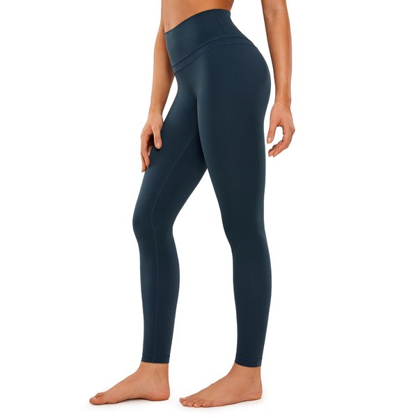 CRZ YOGA Women's Naked Feeling I Workout Leggings 28 Inches - High Waisted Full-Length Yoga Pants True Navy Medium