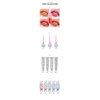 RAINBOWLOVERS Christmas Lip Care Set Cute REINDEER Mini Keychain 4 Colors Trolley Case Hanging With Girls Lip Gloss
