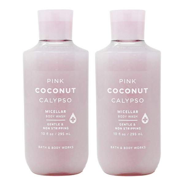 Bath & Body Works Pink Coconut Calypso - 2 Pack Of Micellar Body Wash