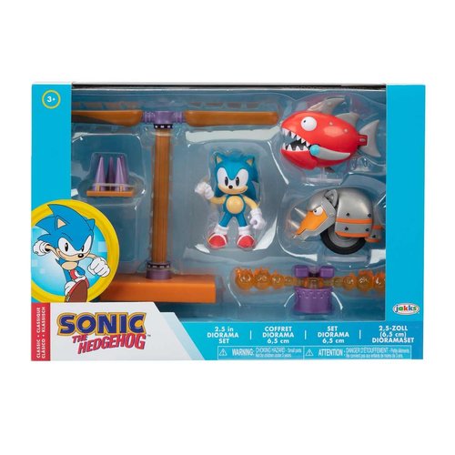 Sonic The Hedgehog Action Figures 2.5" Diorama Set - Flying Battery Zone