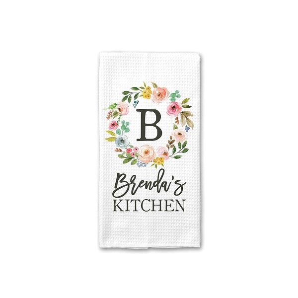 CANARY ROAD Custom Waffle Weave Dish Towel | Personalized Kitchen Towel | Housewarming Gift | Wedding Gift | Personalized Dish Towel | Housewarming Gift | Friend Birthday Gift