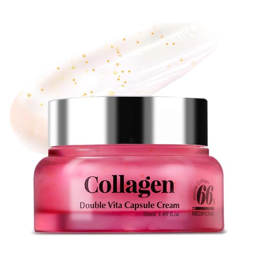 MEDIPICKME Collagen Jelly Cream Korean Skin Care, Korean Moisturizer, Korean Collagen Cream, Moisturizing, Lifting Face Moisturizer With Collagen Made Of Vitamin 1.69 Oz