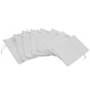 Bezall 20Pcs Burlap Bags with Drawstring, 3.9 x 5.5 inch White Small Linen Gift Bags Jewelry Pouches Sacks for Christmas, Wedding Favors, Party, DIY Craft