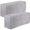 BESPORTBLE 2pcs Chair Arm Protectors Stretch Fabric Armrest Sofa Armrest Cover Armchair Slipcover Protector Elastic Home Office Recliner Couch Loveseat Protective Cloth Grey