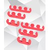 RACOONA Spark Plug Wire Separator,12pcs 7mm 8mm 8.5mm 8.8mm Spark Plug Wire Holder,Car Accessories Spark Plug Wire Loom Car Engine Spark Plug Separators Ignition Wire Separators Holder(Red)