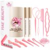 YIAE Hair Wax Stick Kit - Hair Finishing and Braiding Set with Non-Greasy Pomade for Flyaways, Frizz, and Edges, Includes Wax Stick and 2 x 15ml Sticks for Women and Girls