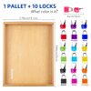 MEROCO 10 Colors Lock and Key Toys for 3 4 5 Year Preschool Fine Motor Skill Learning Toys for Toddlers Busy Board Game