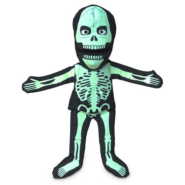 14" Skeleton, Glow in The Dark, Hand Puppet
