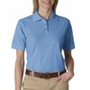 Ultraclub Ladies Whisper Pique Short Sleeve Polo Shirt, CORNFLOWER, 2XL