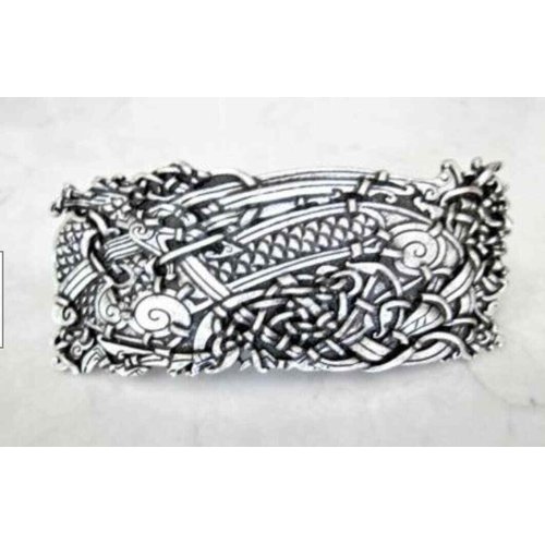 Generic Silver celtic knot metal filigree hair clip barrette (Clip Stlye: 3 1/2 inch style 4)
