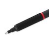 rOtring Rapid Pro Retractable Ballpoint Technical Drawing Pen, Medium Point, Blue Ink, Black Full-Metal Body