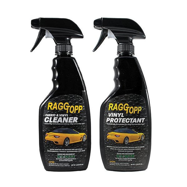 Raggtopp Convertible Top Vinyl Cleaner & Protectant Kit 16 ounce