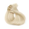 ABH AMAZINGBEAUTY HAIR Clip in Real Human Hair Extensions Blonde 20 Inch Clip in Hair Extensions Real Remi Virgin Human Hair Extensions Clip ins Straight Hair #60 Platinum Ash Blonde 8Pcs 120G