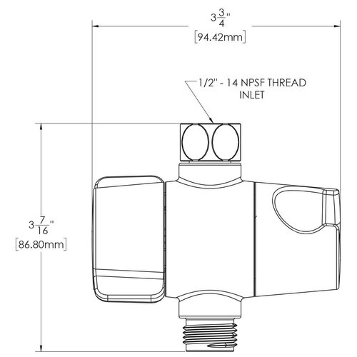 Speakman VS-118-PN Shower Diverter