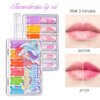 Lip Oil Tinted, Joyeee 6pcs Moisturizing Lip Glow Oil Plumping Lip Gloss Non-sticky Lip Plumper Tinted Lip Balm Lip Care Make Up Gifts for Women Gilrs Daily Lip Care Repairing & Lip Makeup