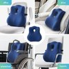 seeknow Lumbar Support Pillow for Chair Back Support Pillow for Couch Lumbar Pillow for Car Office Chair Back Cushion for Lower Back Pain Memory Foam Back Rest for Desk Chair, Recliner, Car Seats