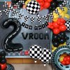 DEAPEICK 134pcs Race Car Balloon Birthday Party Supplies Decorations for Boys - Racing car Theme Party Supplies Happy Birthday Racecar Number Balloons Garland Kit Birthday Party (Arch, 2(TWO FAST))