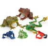 Realistic 6 PCS Animal Frog Bullfrog Model Figures Figurine Family Party Favors Supplies Cake Toppers Set Toys for 5 6 7 8 Years Old Boys Girls Kid Toddlers