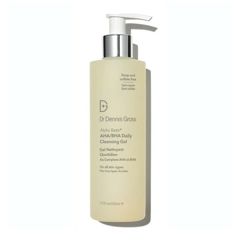 Dr. Dennis Gross Alpha Beta® AHA/BHA Daily Cleansing Gel, for Skin That is Dull, Congested and Uneven Tone & Texture (7.5 Fl Oz)