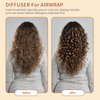 Upgraded Diffuser for Dyson Airwrap Styler HS05 HS01, Converting for Dyson Airwrap to Hair Dryer Diffuser Attachment, Diffuser Nozzle Attachment for Dyson for Airwrap (Gold)