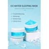 Fowerher Ice Water Sleeping Mask with Coconut Oil & Dandlion Leaf Oil - Brighten and moisturizes facial skin, Boost Hydration, Squalane